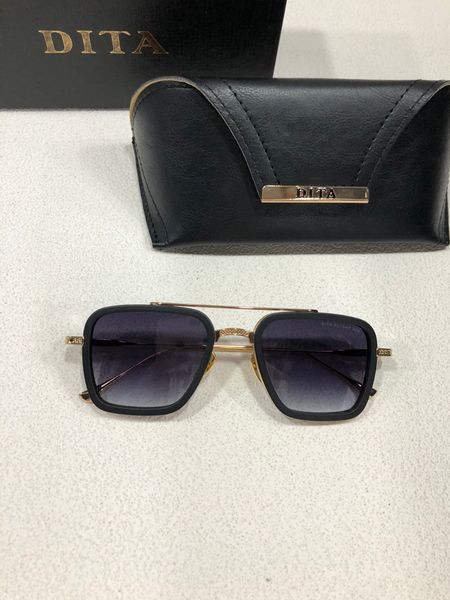 

designer dita sunglasses, square and high-end, men and women wear sunglasses counter 1:1 glasses, White;black