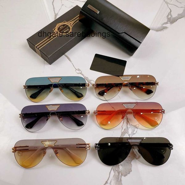 

designer sunglass luxury brand a dita grand ane sunglasses designer for men goggle rimless pilot plank black round shield original brand spe, White;black
