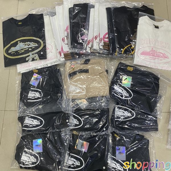 

men's tshirts cort t shirts galleon printing summer men women work shorts multipocket cargo pants oversize tees 1 1 230705, White;black