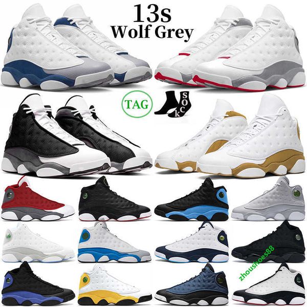 

jumpman 13 13s mens basketball shoes playoffs university blue wheat hyper royal red black flint wolf grey brave blue obsidian women trainers