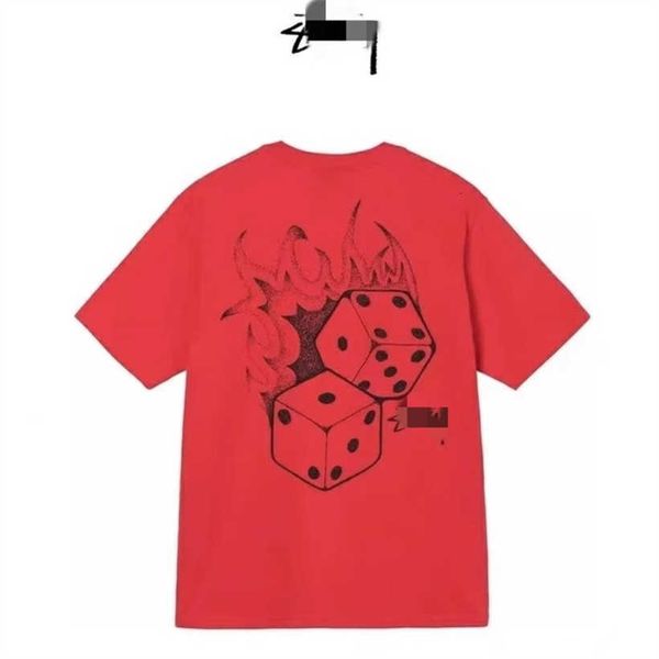 

men's brand stussys t-shirt designer ice cream tshirts summer casual tees ins fashion mens womens luxury loose shirt business design s, White;black