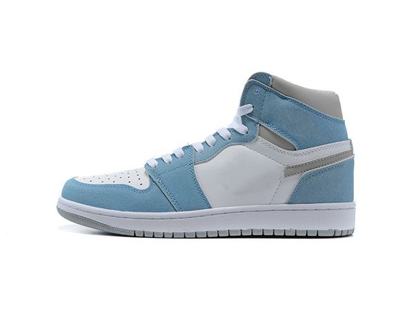 

women men 1s lake water blue mochalow true label sneakers