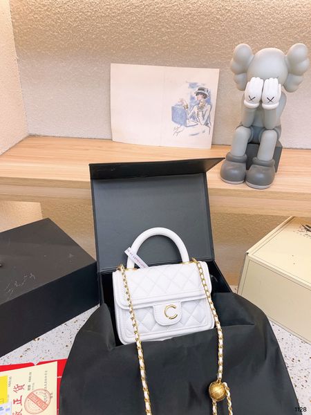 

classics fashion handbags shoulder luxurys designer bags item metal chain gold silver women genuine leather bag diagonal messenger crossbody