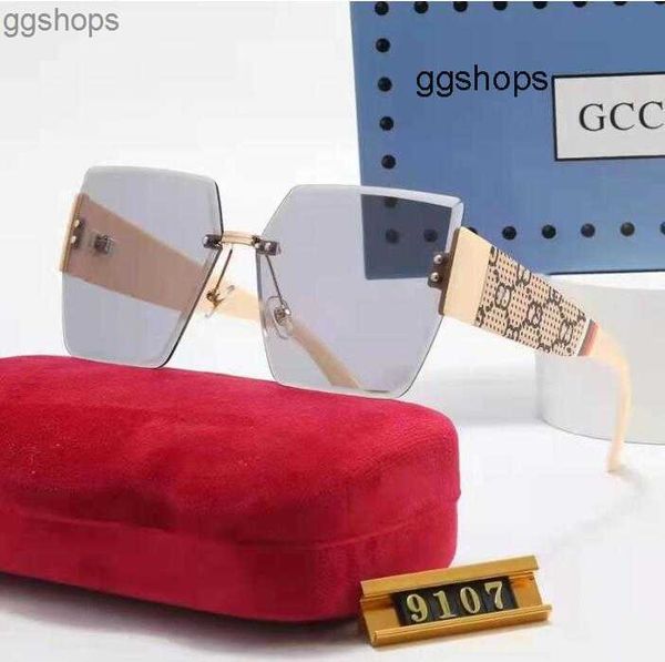 

ray luxurious sunglasses designer fashion for woman metal vintage ggly sunglasses summer mens style square frameless sun men glasses man uv, White;black