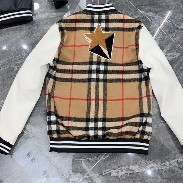 

autumn winter jackets for men saint baseball jacket women laurent coat mens clothing xx, Black