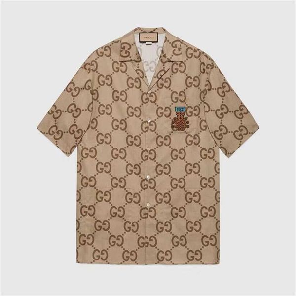 

22ss designer men business shirt spring and summer fashion casual tshirt street hip-hop man printing pattern -3xl 0828 rrbv, White;black