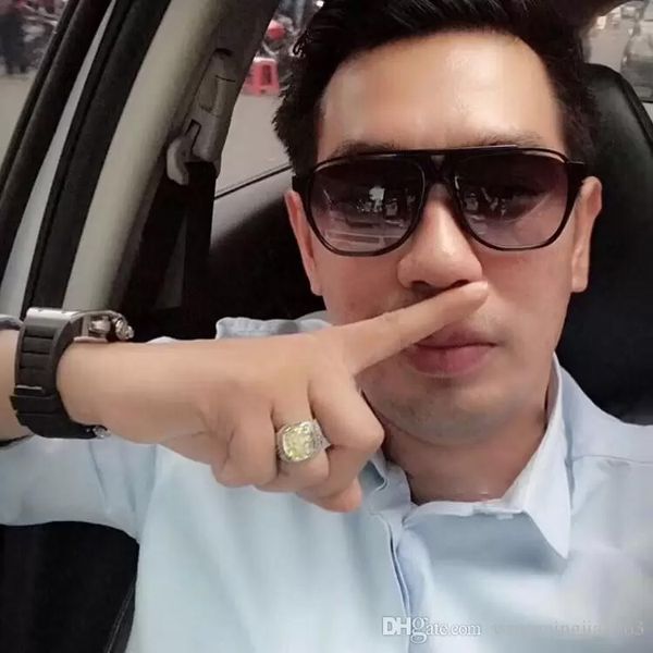 

luxury retro shiny gold summer style laser logo gilded sunglasses, White;black
