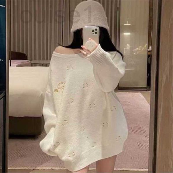 

women's sweaters designer new women round neck casual fashion embroidery ggyn, White;black