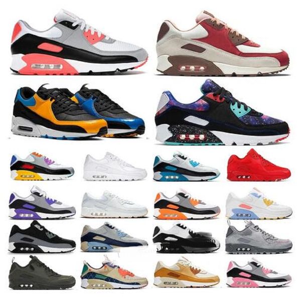 

eur36-39 classic mens running shoes triple white black red wolf grey infrared total orange laser blue hyper grape royal mens women sports sn