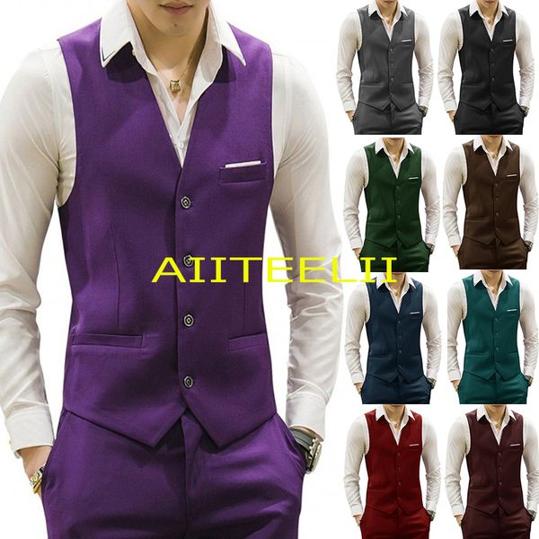 

men's vests suit vest formal business office work wear sleeveless jacket wedding groom tuxedo for male steampunk 230705, Black;white