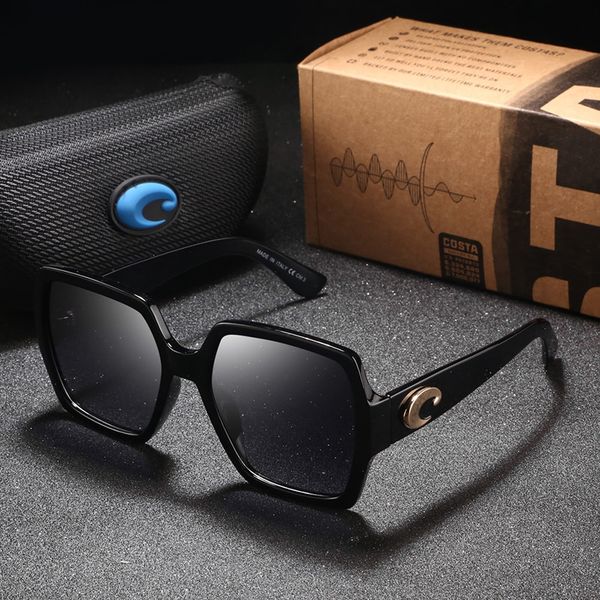 

luxury polarized sunglasses women oversized brand designer ladies driving square costa sunglasses for women uv400 gafas accessories h153, White;black