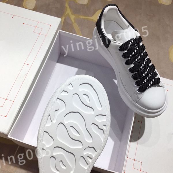 

new luxury out of office white shoe designer women sneakers mixed color lace up flat casual men spring autumn walking shoes size 35-45 hl210, Black
