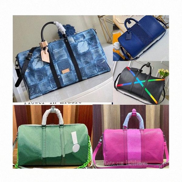 

duffel mens designer travel clutch on luggage bag men basketball totes keepall 55 50 pvc clear handbag duffle overnight crossbody bag lmdpd#