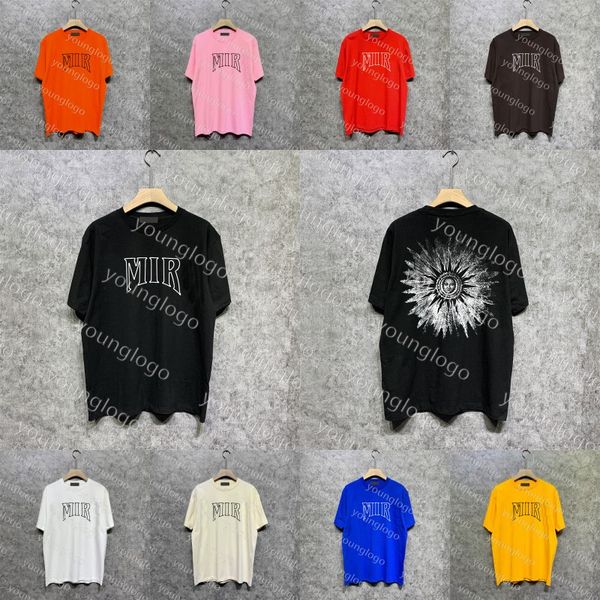 

tide brand short sleeve tees designer mens polos summer casual loose shirt man hip hop letter printed t shirt, White;black