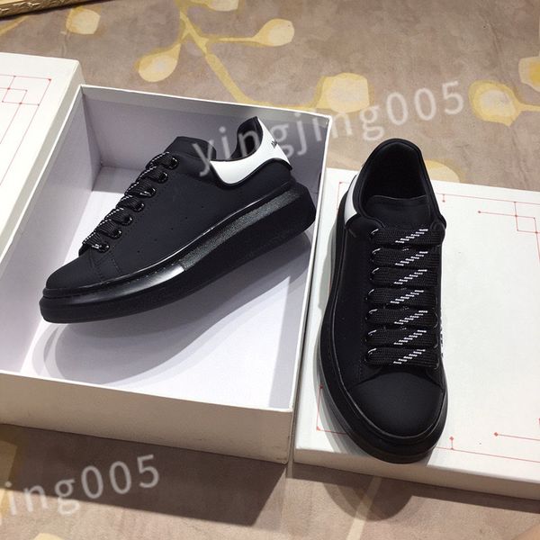 

new luxury out of office white shoes designer women sneakers mixed color lace up flat casual men spring autumn walking shoes size 35-45 hl21, Black