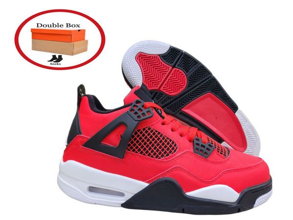 

jumpman 4 4s men women basketball shoes red thunder white oreo unc thunder sail red cement seafoam mens trainers sports sneakers biggest siz