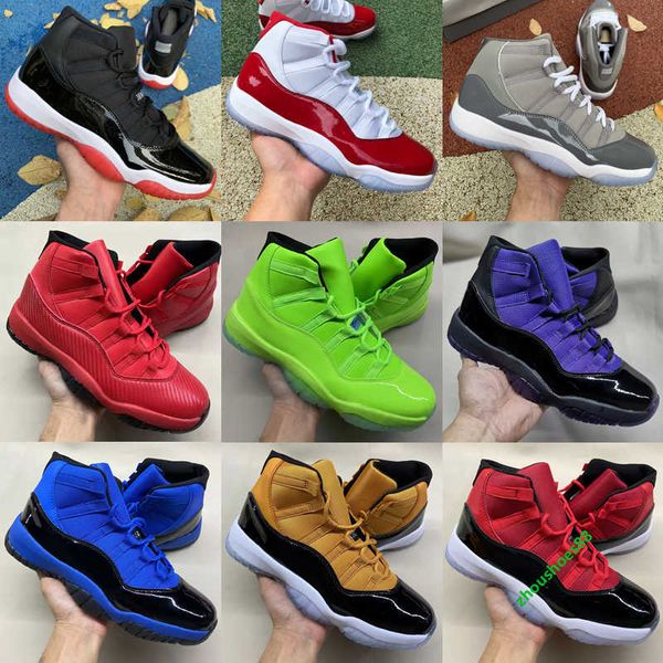 

basketball shoes jumpman 11 cherry medium olive gym red chicago velvet midnigh navy unc royal blue 11s cool grey xi space jam bred women men