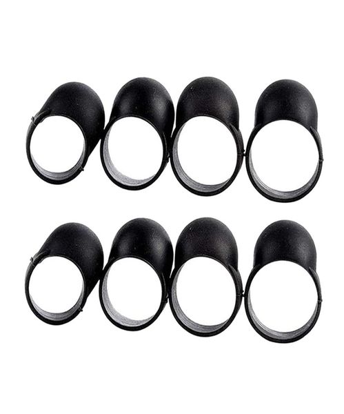

8x steel tongue drum finger picks silicone knocking finger sleeves handpan2563740