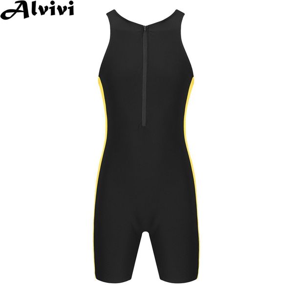 

men's swimwear onepiece swimsuit sleeveless zipper three item windproof 230705