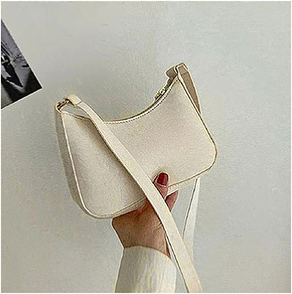 

new handle bag women retro handbag pu leather shoulder totes underarm handle bag female small subaxillary bags clutch a5, Black