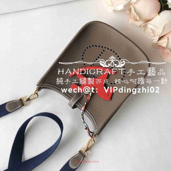 

original h home evelynnss tote bags wholesale director fully handmade wax thread pure hand sewn small bag minitc cowhide 18 elephant grey go