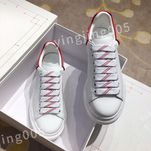 

2023 luxury out of office white shoes designer women sneakers mixed color lace up flat casual men spring autumn walking shoes size 35-45 hl2, Black