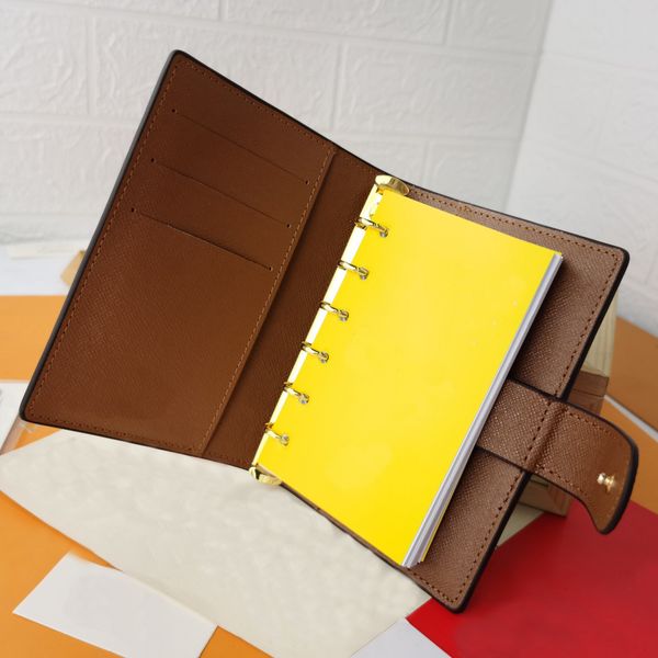 

designer large desk agenda cover holders memo planner men women notebook diary luxury agendas protective case card passport holder wallet de, Brown;gray