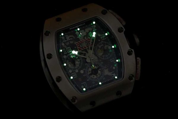 

luxury mechanical r i c h a r d luxury superb style male wrist watches rm11 rm11-03 88yi designer high-end quality titanium alloy dial bezel, Slivery;brown