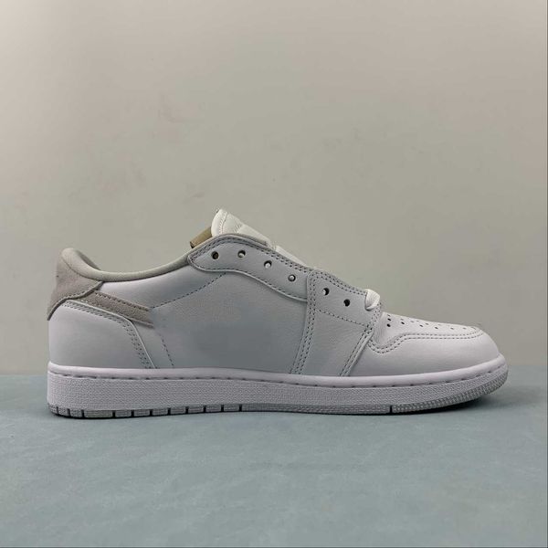 

1s low basketball shoes white particle grey jumpman 1 designer shoes sneakers with original box
