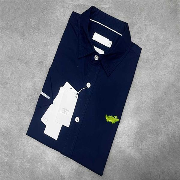 

france brand men's designers shirts classic cotton standing collar with small crocodile embroidery mesh lac polos shirt x3ur, White;black