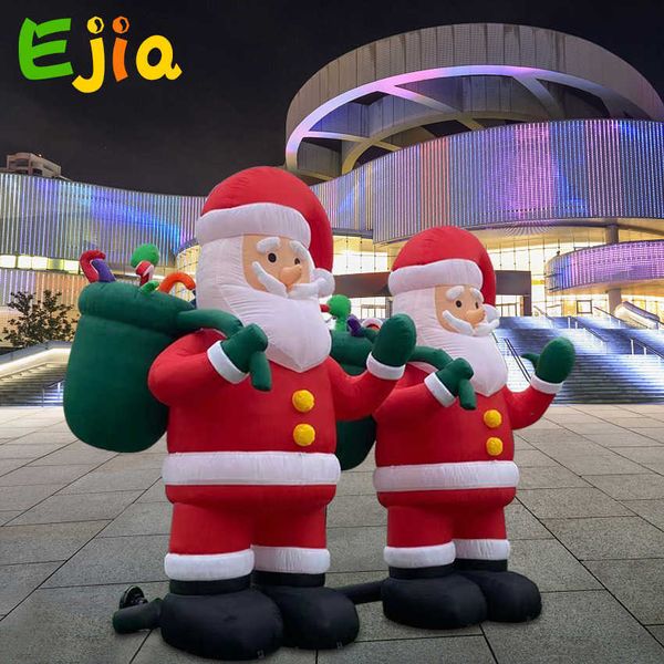 

13/20/26ft giant inflatable santa claus christmas outdoor decoration for yard party xmas decorations with air blower