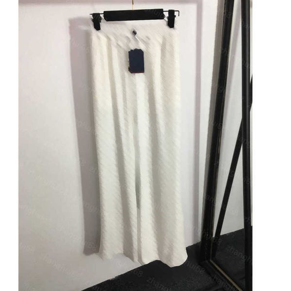 

23ss womens pants womens designer clothing presbytery logo printed elastic high-waisted velvet wide-leg casual pants women clothing a1, Black;white