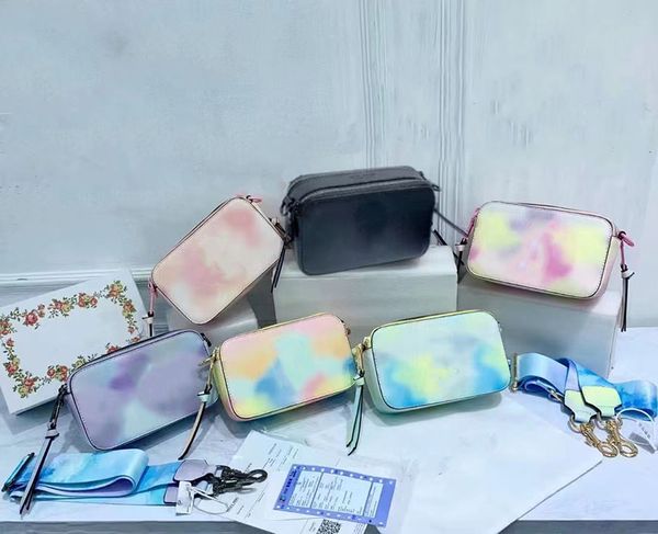 

fashion designer bags contrast multicolor crossbody bag dual zip inside partition shoulder bag wallet all black removable adjustable webbing