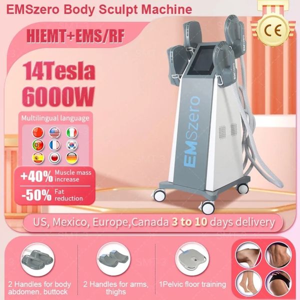 

14 tesla dls-emslim neo hi-emt muscle stimulate slimming machine emszero shaping body sculpt salon product