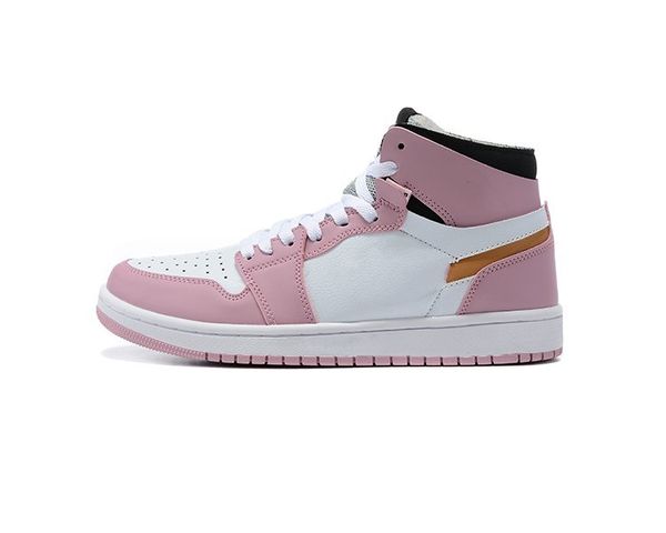 

women men 1s pink pomelo mochalow true label sneakers