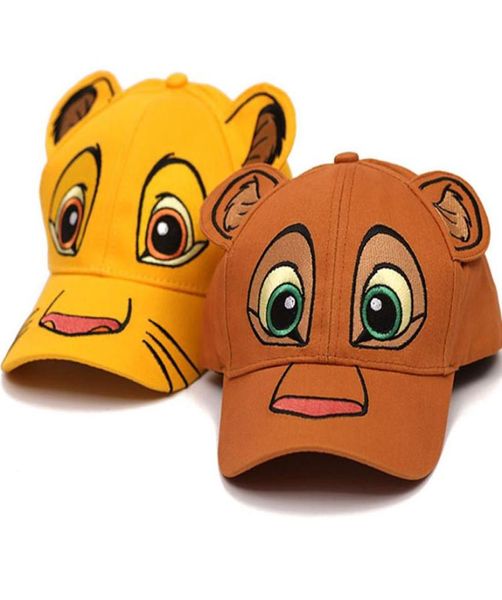 

new love lion king animation children039s hat cartoon boys and girls baseball caps9560792, Yellow