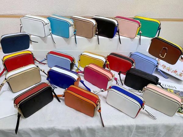 

designer bag snapsshoulder bags inside partition style women colorful camera bag dual zip purse removable adjustable webbing strap crossbody