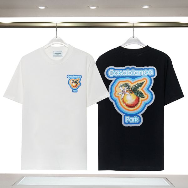 

casablanc shirt men women designers t-shirts tees casablanc men s casual chest letter shirt luxury clothing street shorts sleeve clothes cas, White;black