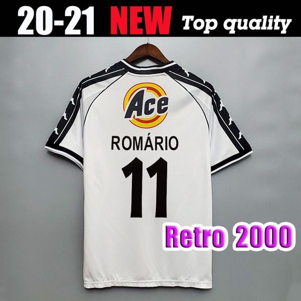 

2000 retro version vasco da gama home away soccer jersey 2000 2001 romario dede luizao soccer shirt vasco da gama football uniform, Black;yellow