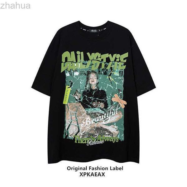 

stussys original trendy brand american high street abby style trendy 5/4 sleeve t-shirt vintage short sleeve men, White;black