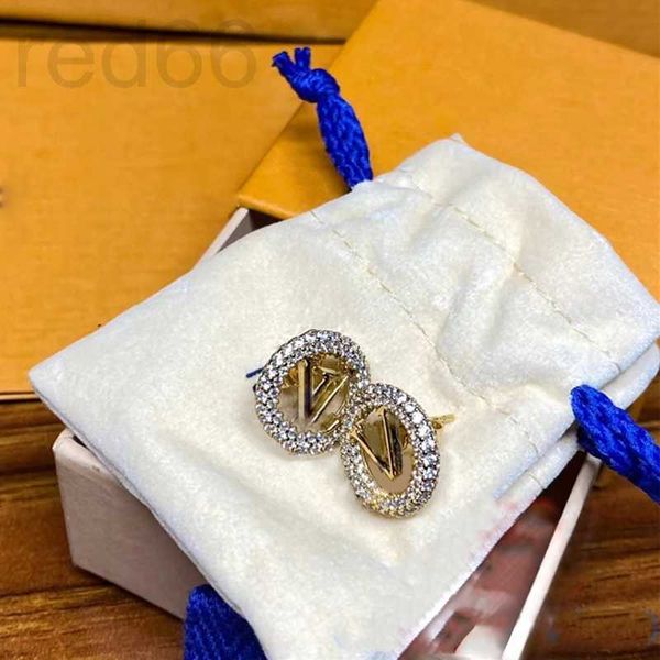 

stud designer designers gold earrings diamond stud with official 18k golden women v letter never fade 0tb3, Golden;silver