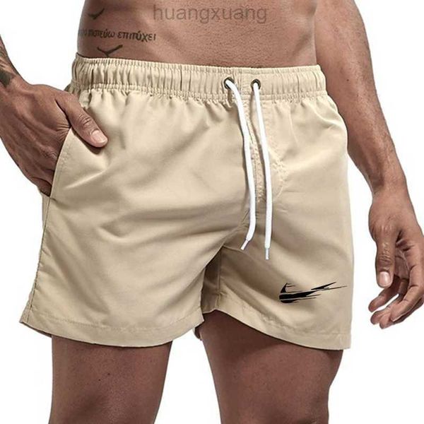 

luxury men's brand beach shorts quick-drying movement surfing breechcloth swimwear running sport ocean swimming trunk scanties, White;black