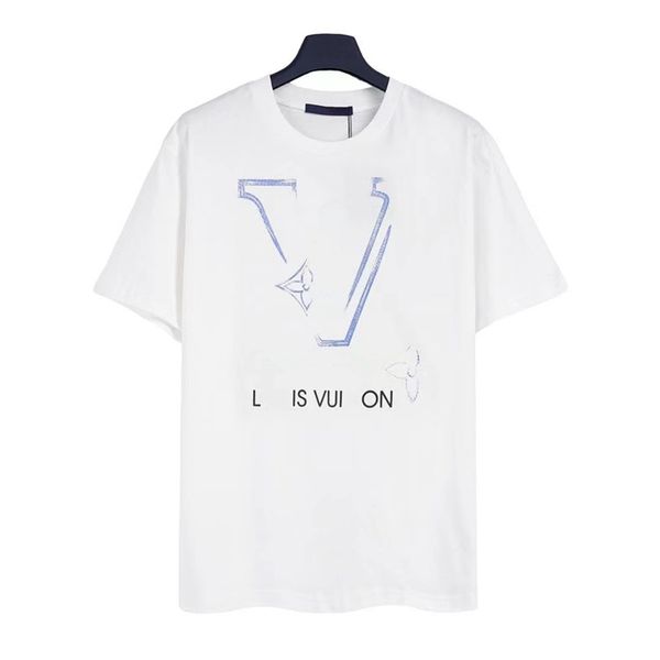 

mens t shirt designer shirt men tees fashion pure cotton short sleeved casual vacation outing letter printing couple matching clothing, White;black