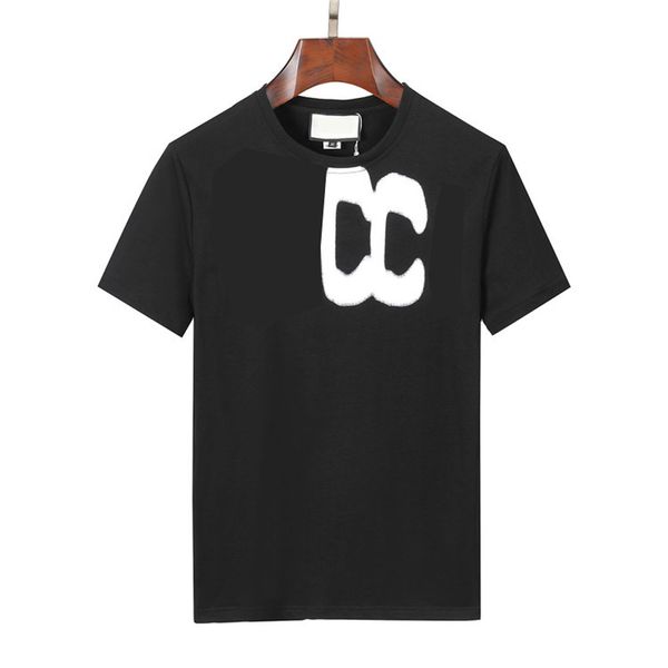 

italian designer high-quality gg men's fashionable street luxury t-shirt 100% pure cotton casual shirt m-3xl, White;black