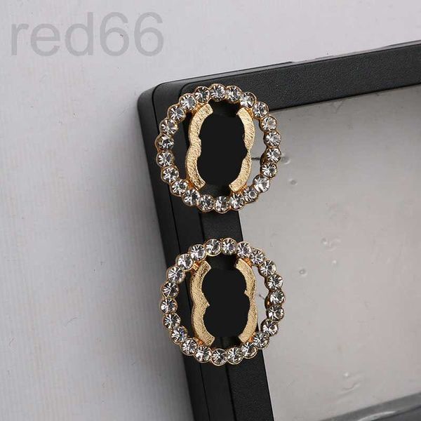 

stud designer 23ss 2style luxury brand designers letters ear simple 18k gold plated 925 silver geometric women crystal rhinestone metal earr, Golden;silver