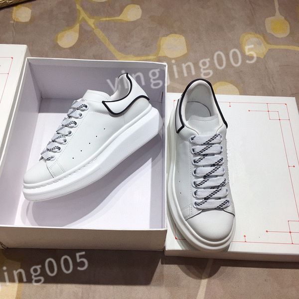 

2023 new luxury out of office white shoe designer women sneakers mixed color lace up flat casual men spring autumn walking shoes size 35-45, Black