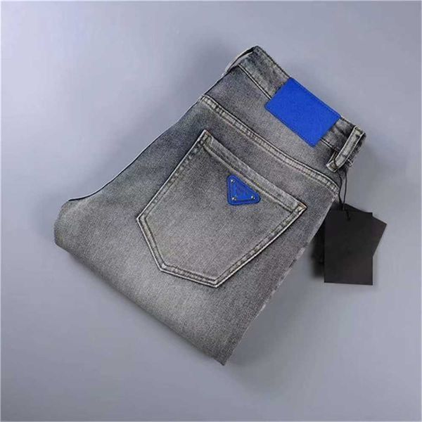 

designer mens jeans elasticity jean hombre trousers men and women fashion brand luxury pants denim pant trend brand motorcycle pants mens sk, Black