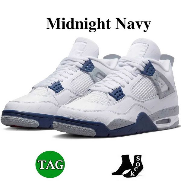 

2023 og men basketball shoes black cat military white oreo infrared university blue metallic womens 4s sport sneakers m3vp