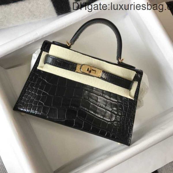 

her max authentic shoulder crocodile h bag designer kellies fashion bags pattern mini small square women's one oblique straddle with bo