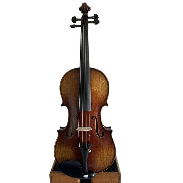 

master 4/4 violin stradi model 1pc flamed maple back spruce hand made k3139